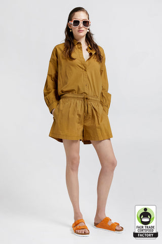 Maple Organic Cotton Shorts Tan