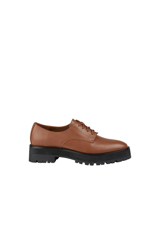Margot Lace Up Chestnut