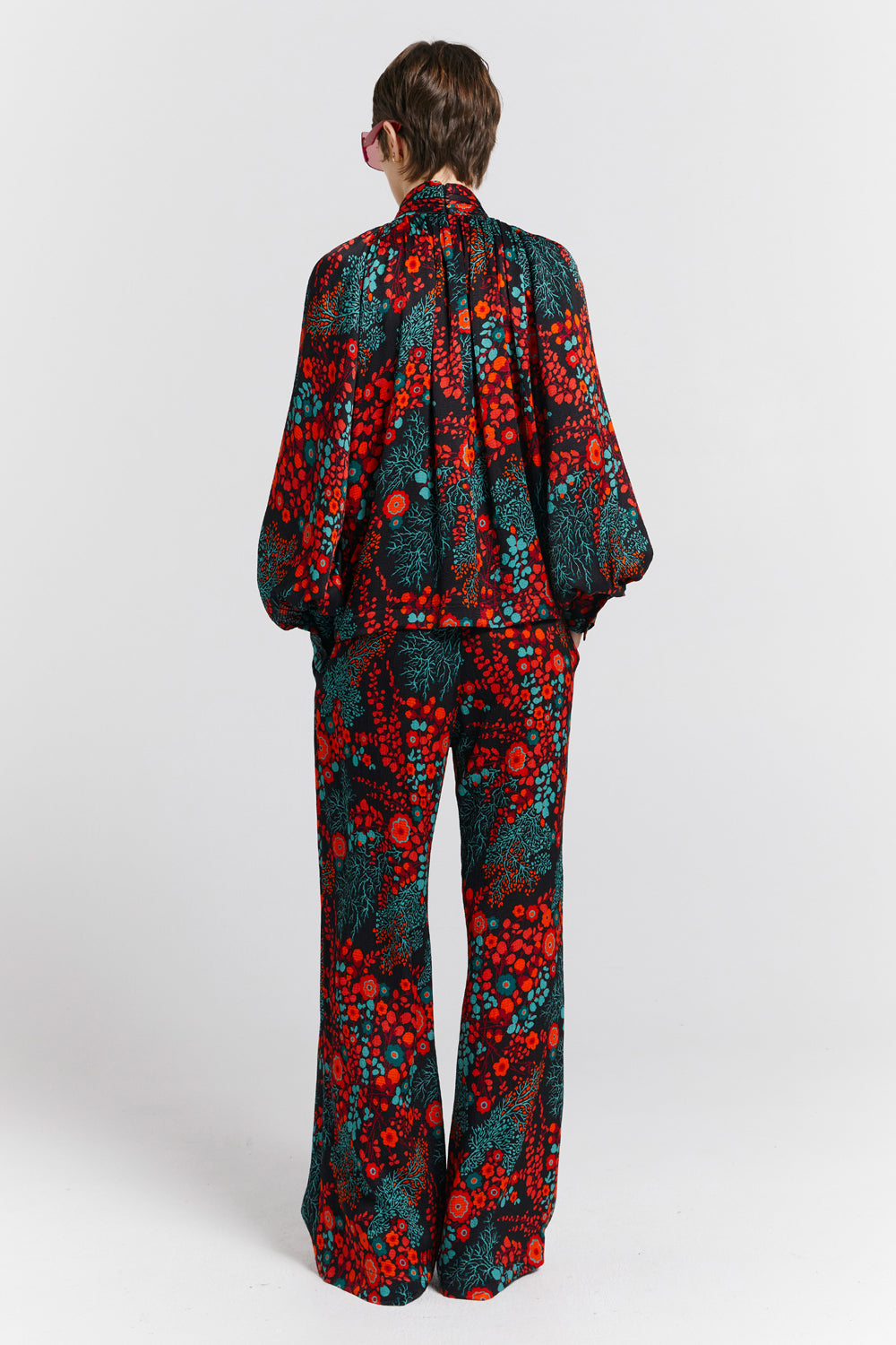 Meadow Bow Top Black Multi