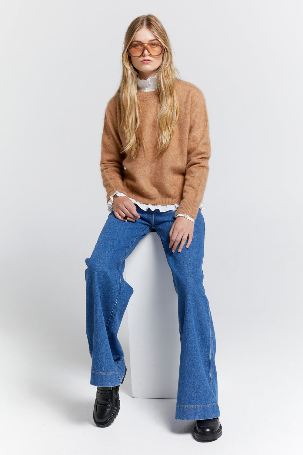 Mika Cashmere Sweater Camel