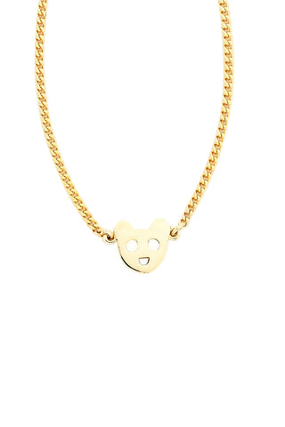 Mini Bear Necklace Gold
