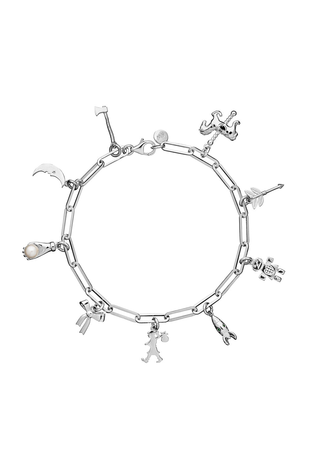 Mini Runaway Girl Charm Silver – Karen Walker