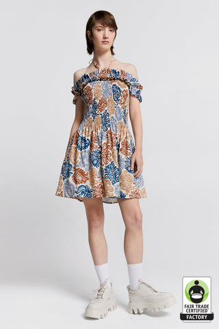 Mini Sessile Organic Cotton Halter Dress