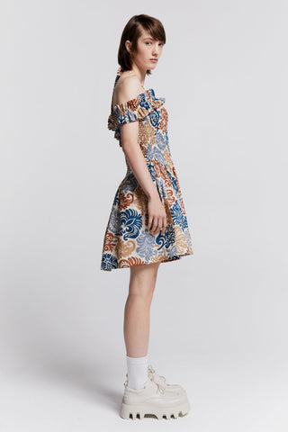 Mini Sessile Organic Cotton Halter Dress