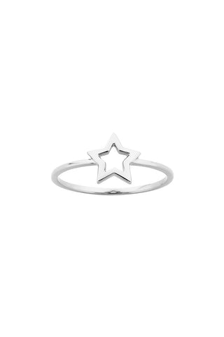Mini Star Ring Silver