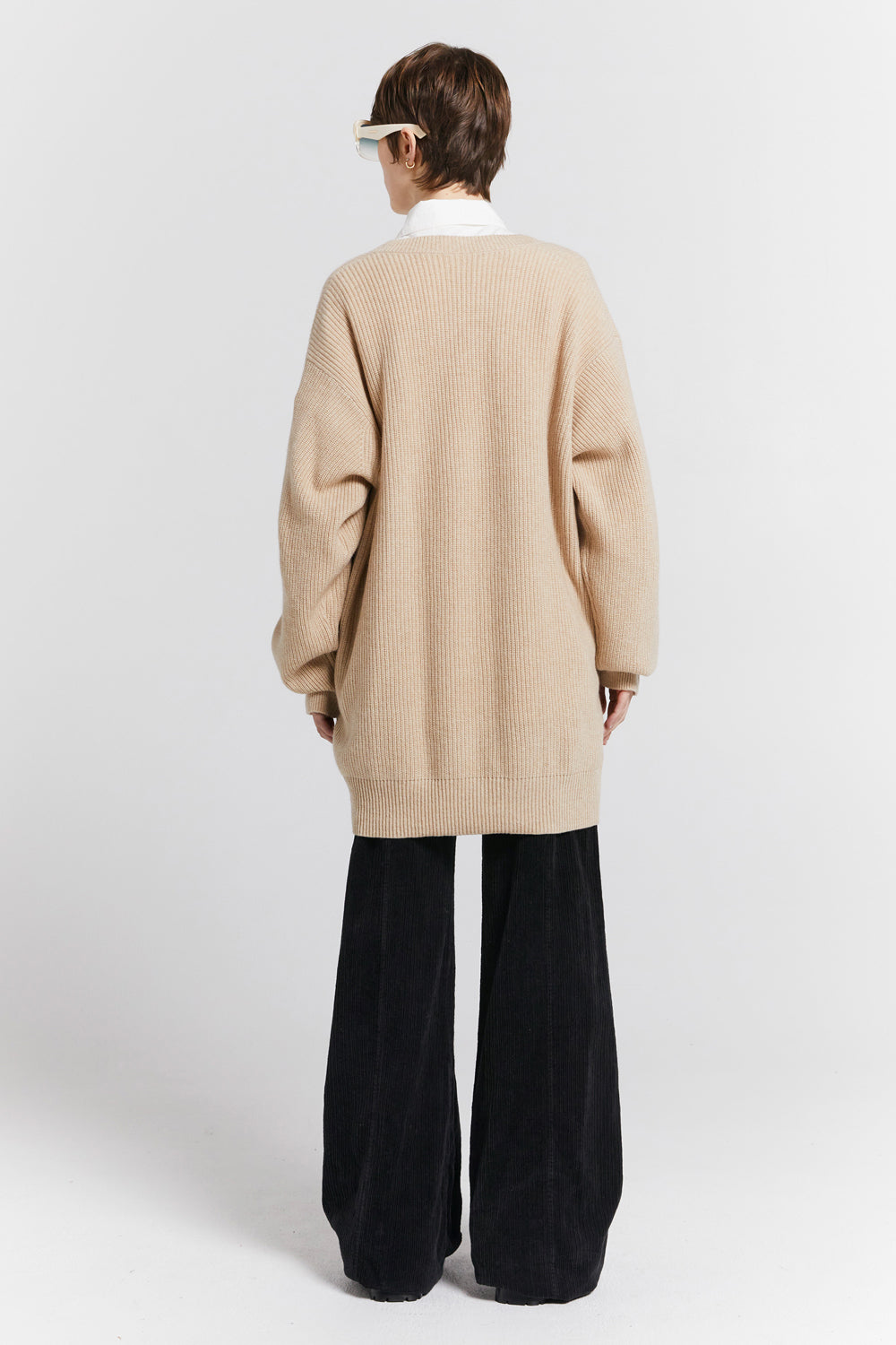 Naomi Oversized Cashmere Sweater Oat