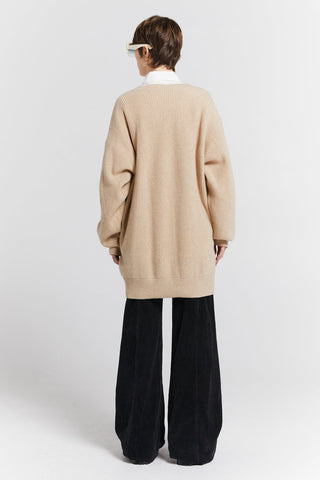 Naomi Oversized Cashmere Sweater Oat
