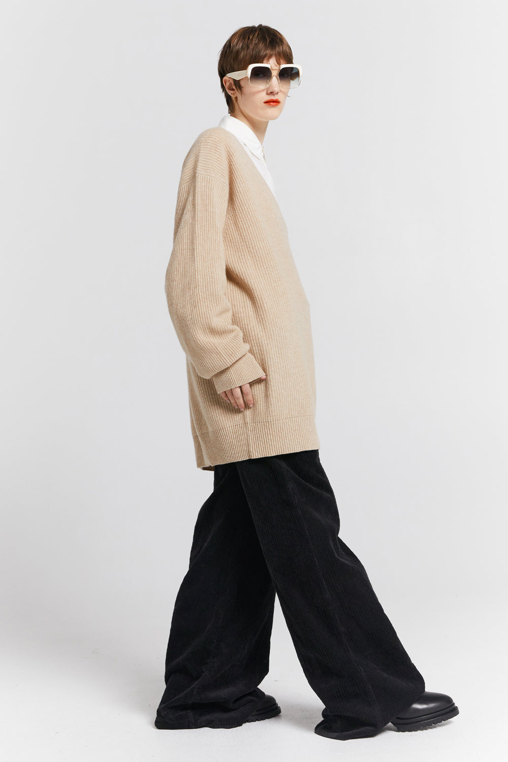 Naomi Oversized Cashmere Sweater Oat