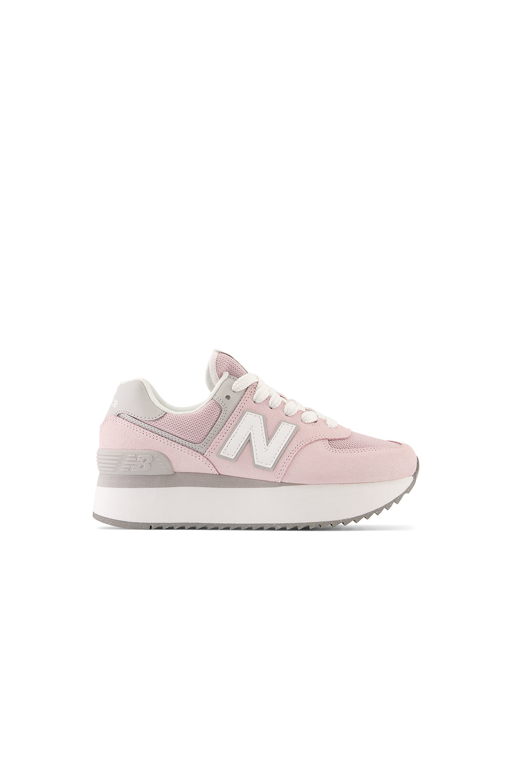 New Balance 574+ Stone Pink/Rain Cloud/White