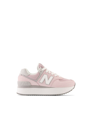New Balance 574+ Stone Pink/Rain Cloud/White