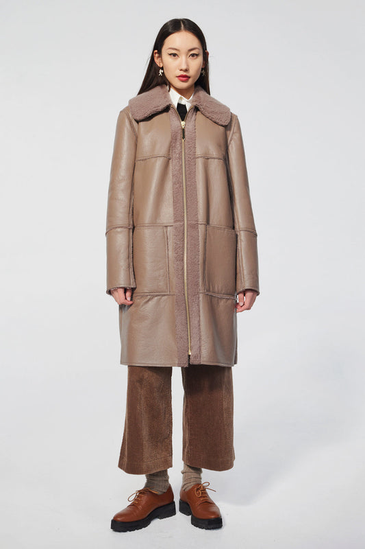 Obsidian Coat Taupe