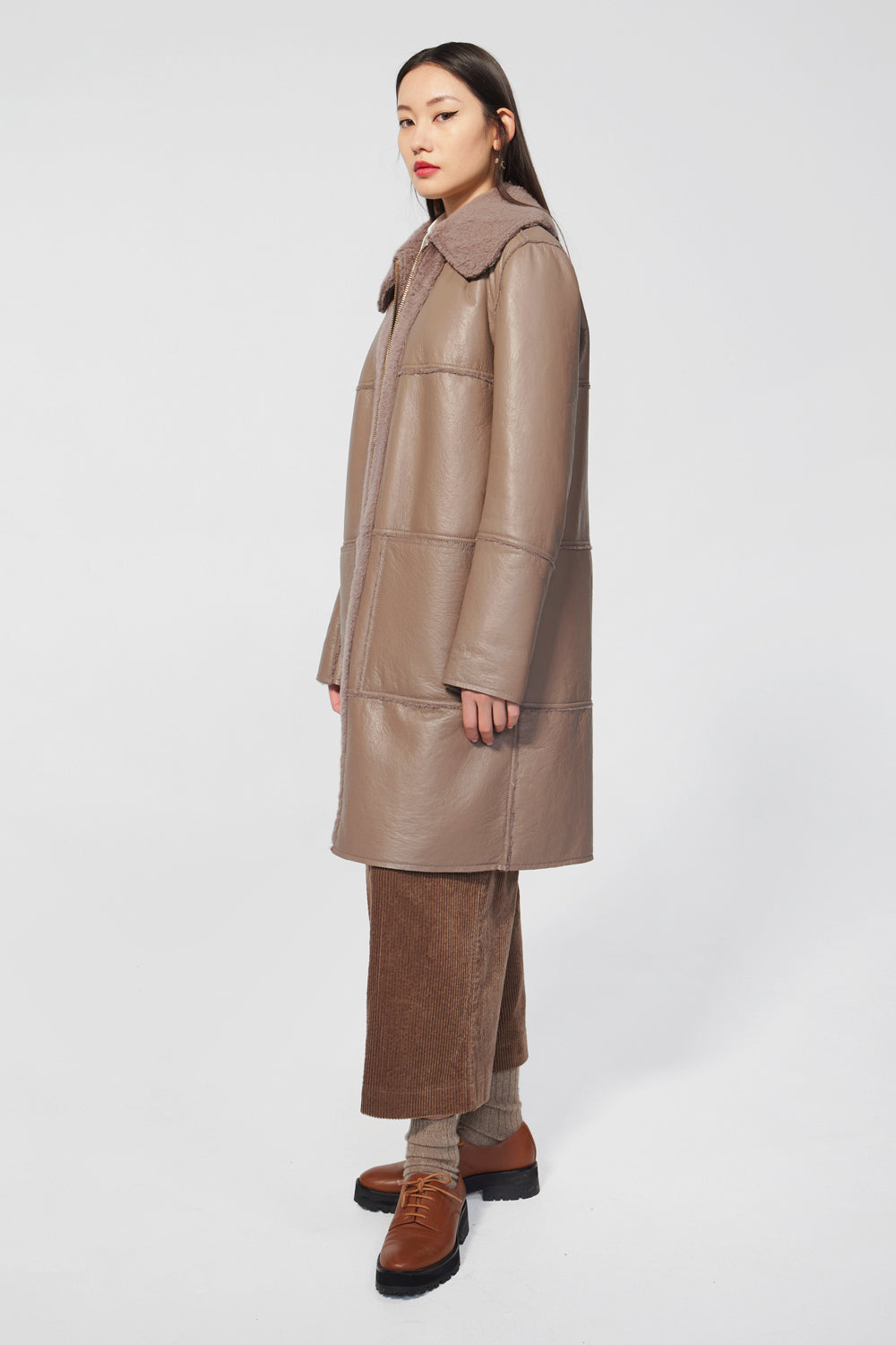 Obsidian Coat Taupe