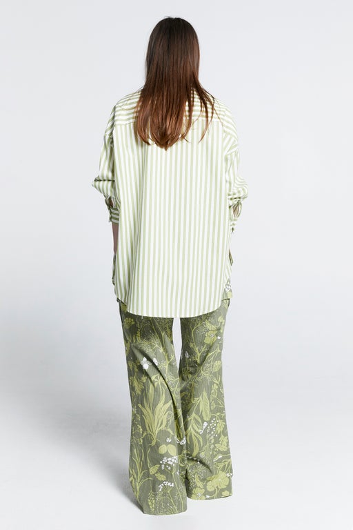 Oversized Walker Shirt Apple Stripe