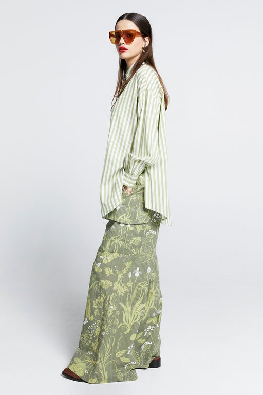 Oversized Walker Shirt Apple Stripe