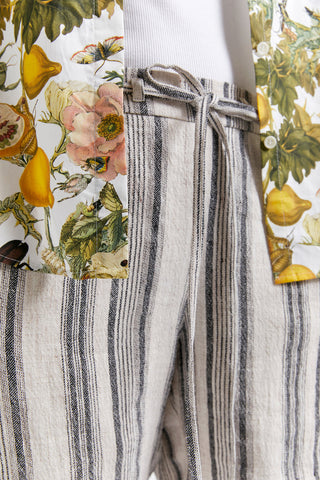 Palazzo Shorts Natural/Black