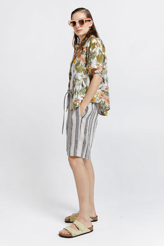 Palazzo Shorts Natural/Black