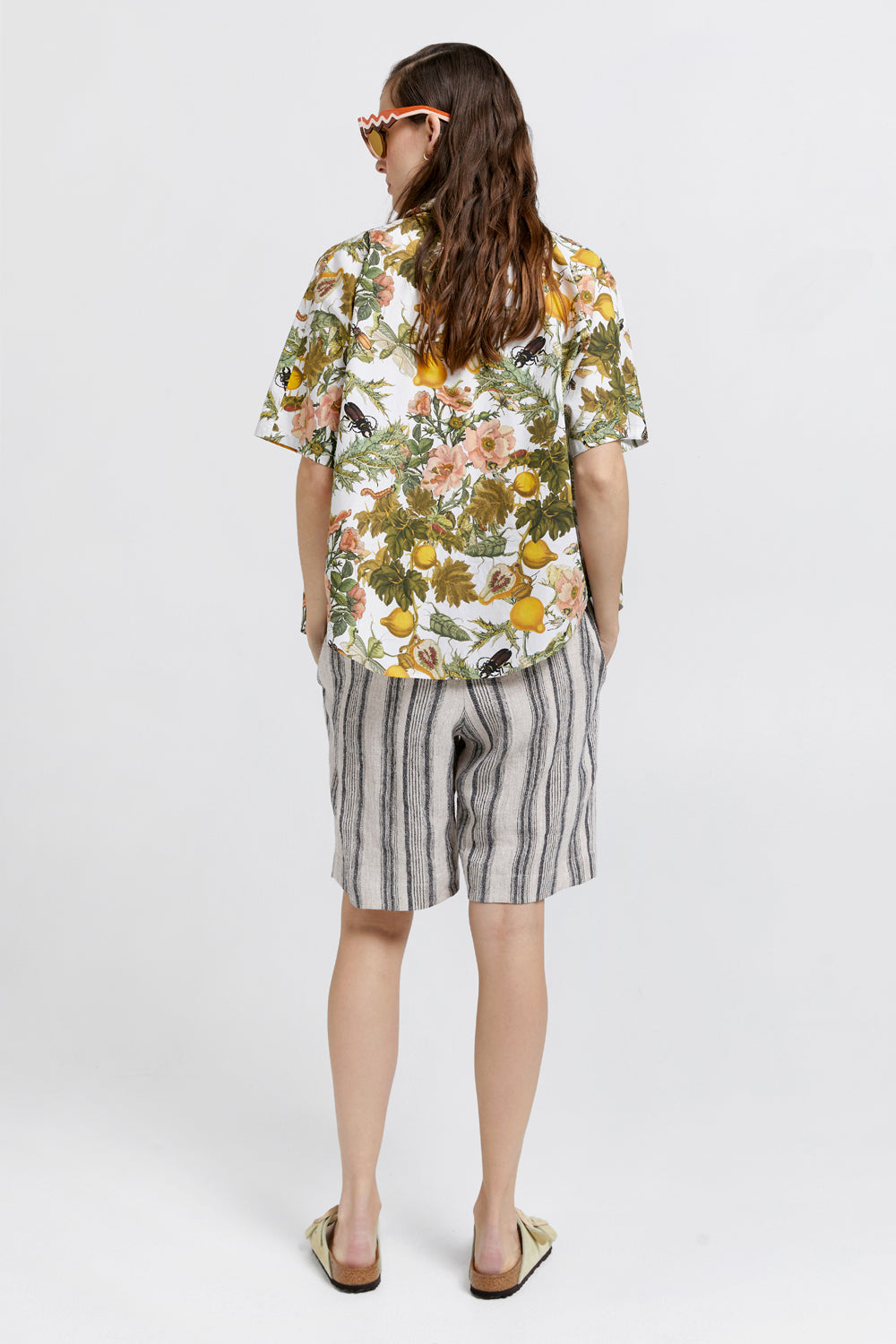 Palazzo Shorts Natural/Black