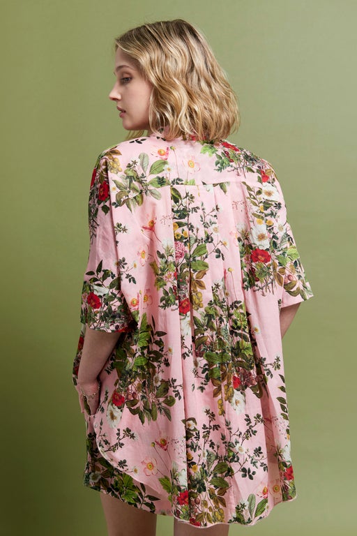 Love Letters Flowy Boxer PJ Set Ice Pink