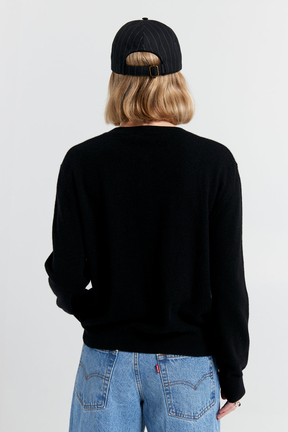 Posy Cashmere Cardigan Black