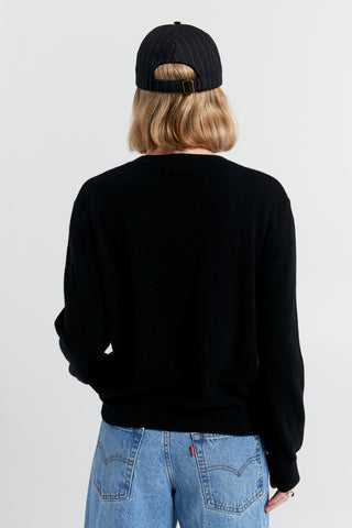 Posy Cashmere Cardigan Black