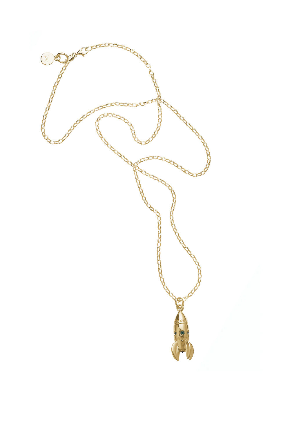 Rocket Pendant Gold
