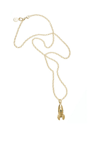 Rocket Pendant Gold