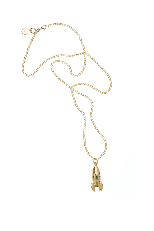 Rocket Pendant Gold