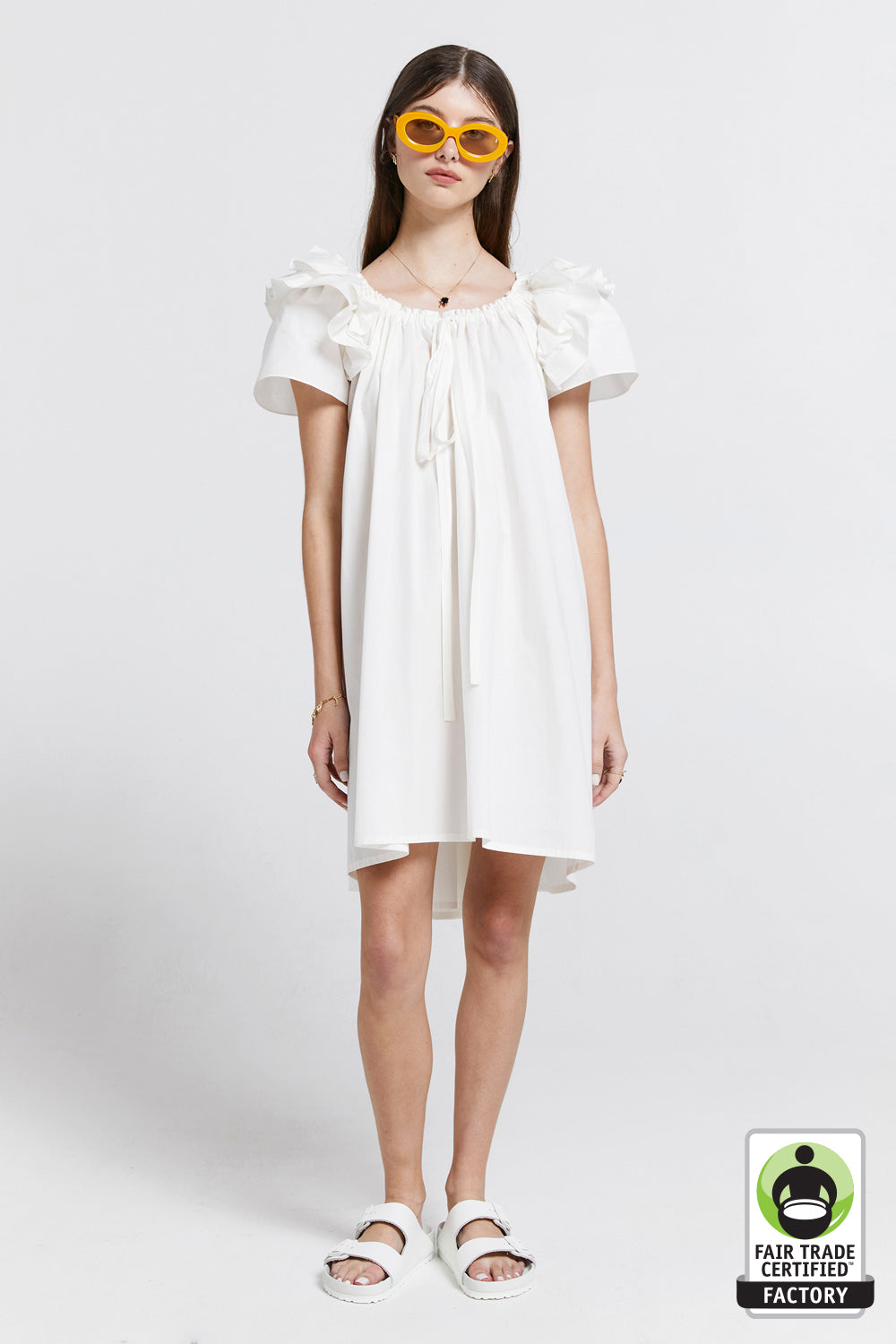 Rosette Organic Cotton Dress