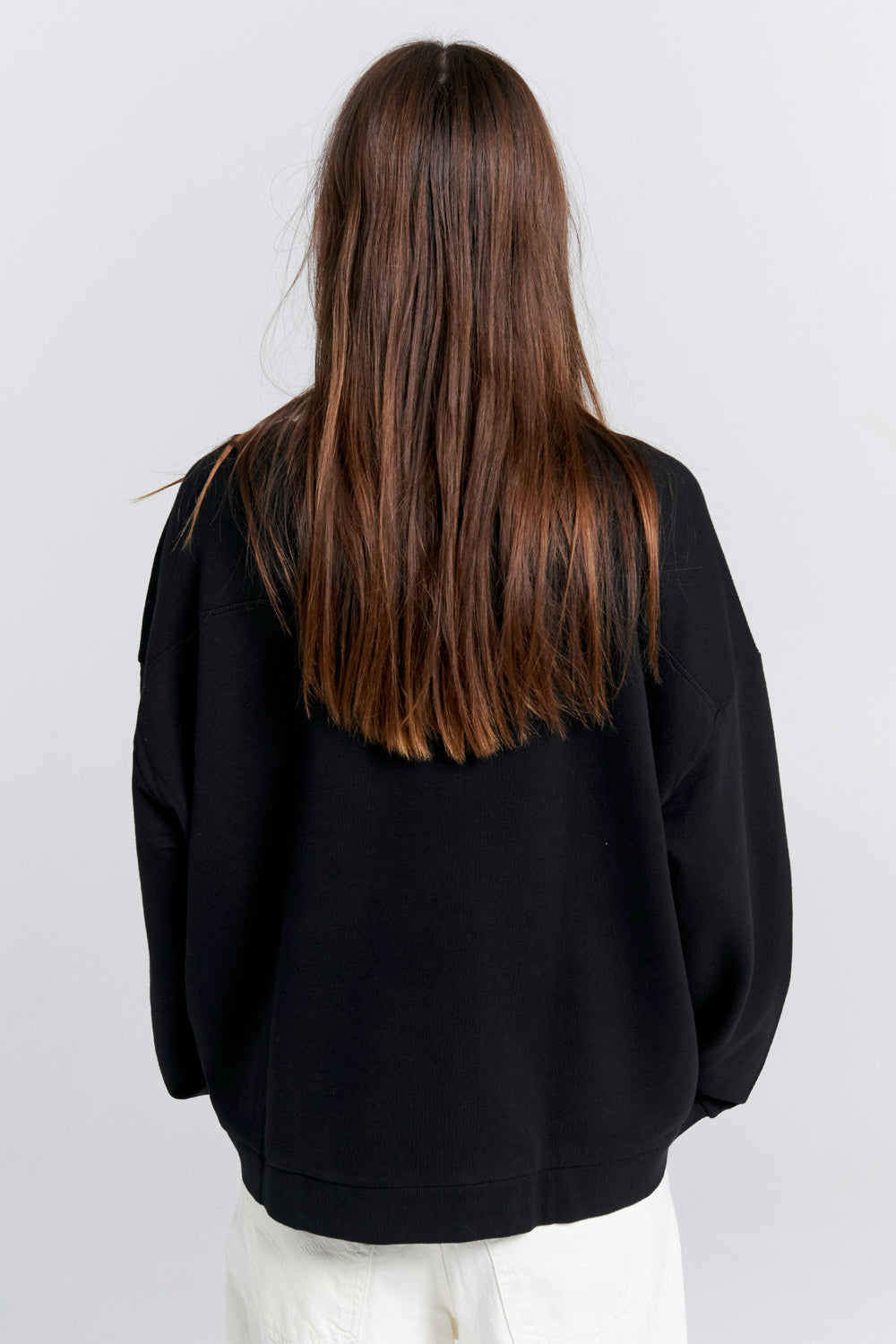 Runaway Arch Organic Cotton Sweatshirt Black