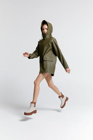 Runaway Raincoat Dark Olive