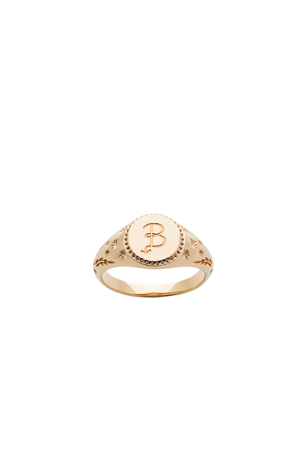 Society Signet Ring Gold