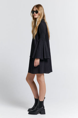 Suki Organic Cotton Dress Black