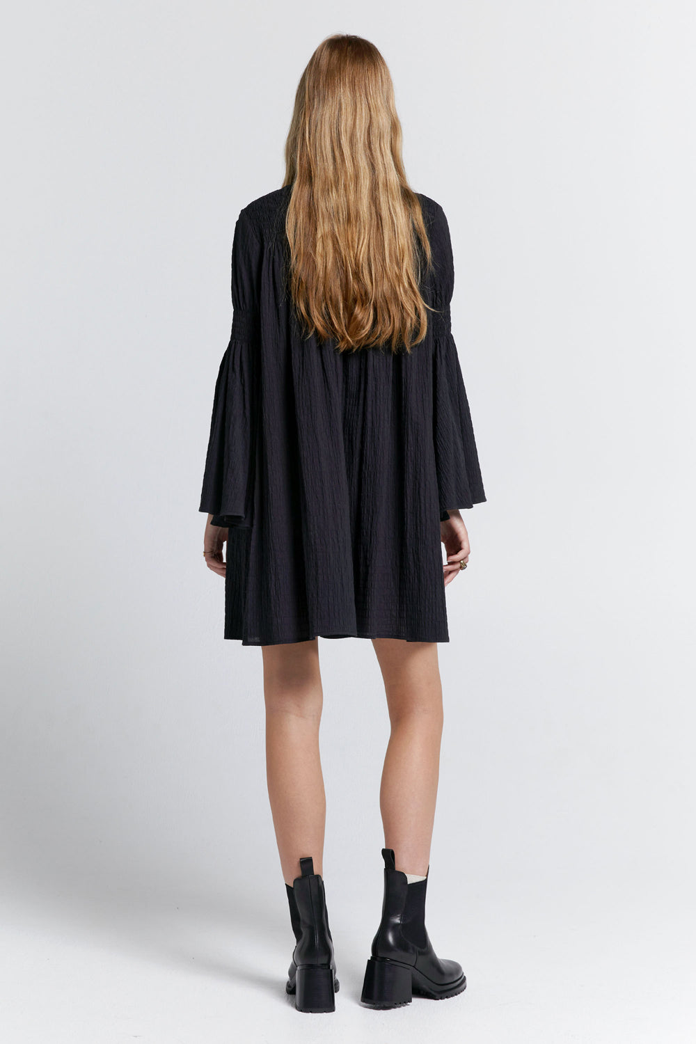 Suki Organic Cotton Dress Black