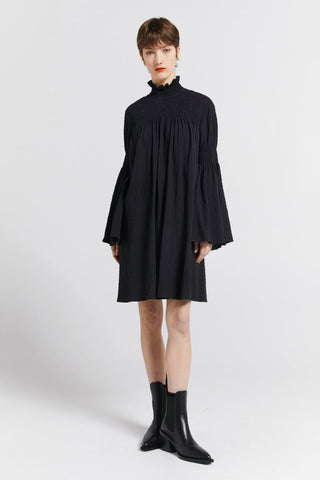 Suki Organic Cotton Dress Black