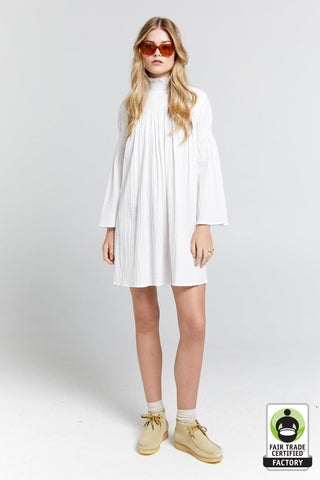 Suki Organic Cotton Dress Off-White