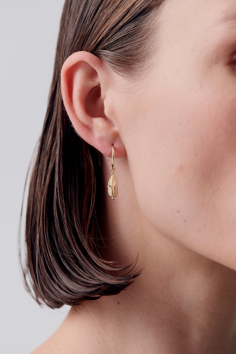 Sweet Corn Earrings Gold