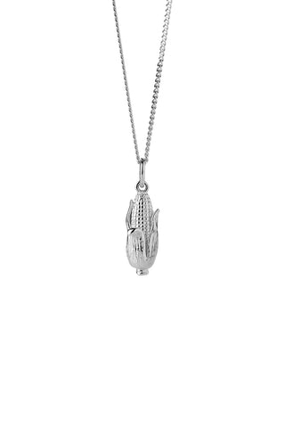Sweet Corn Necklace Silver
