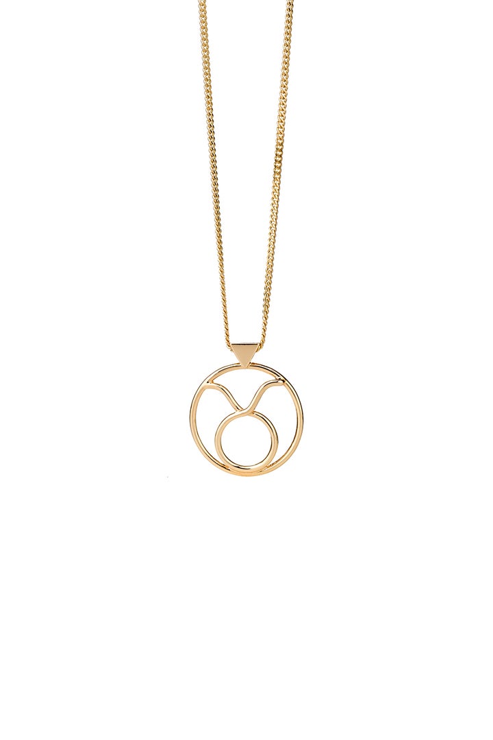 Taurus Necklace Gold