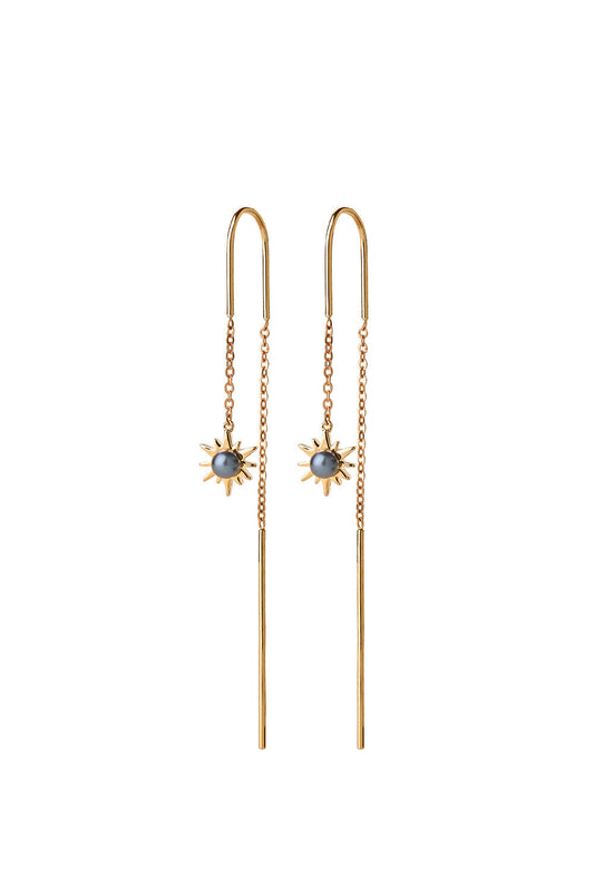 Temptation Thread Earrings Gold
