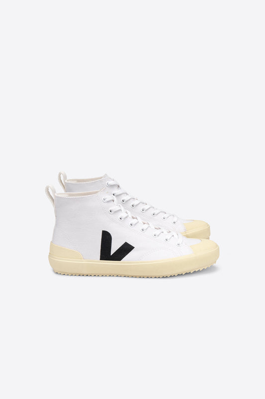 Nova High Top White/Black/Butter Sole
