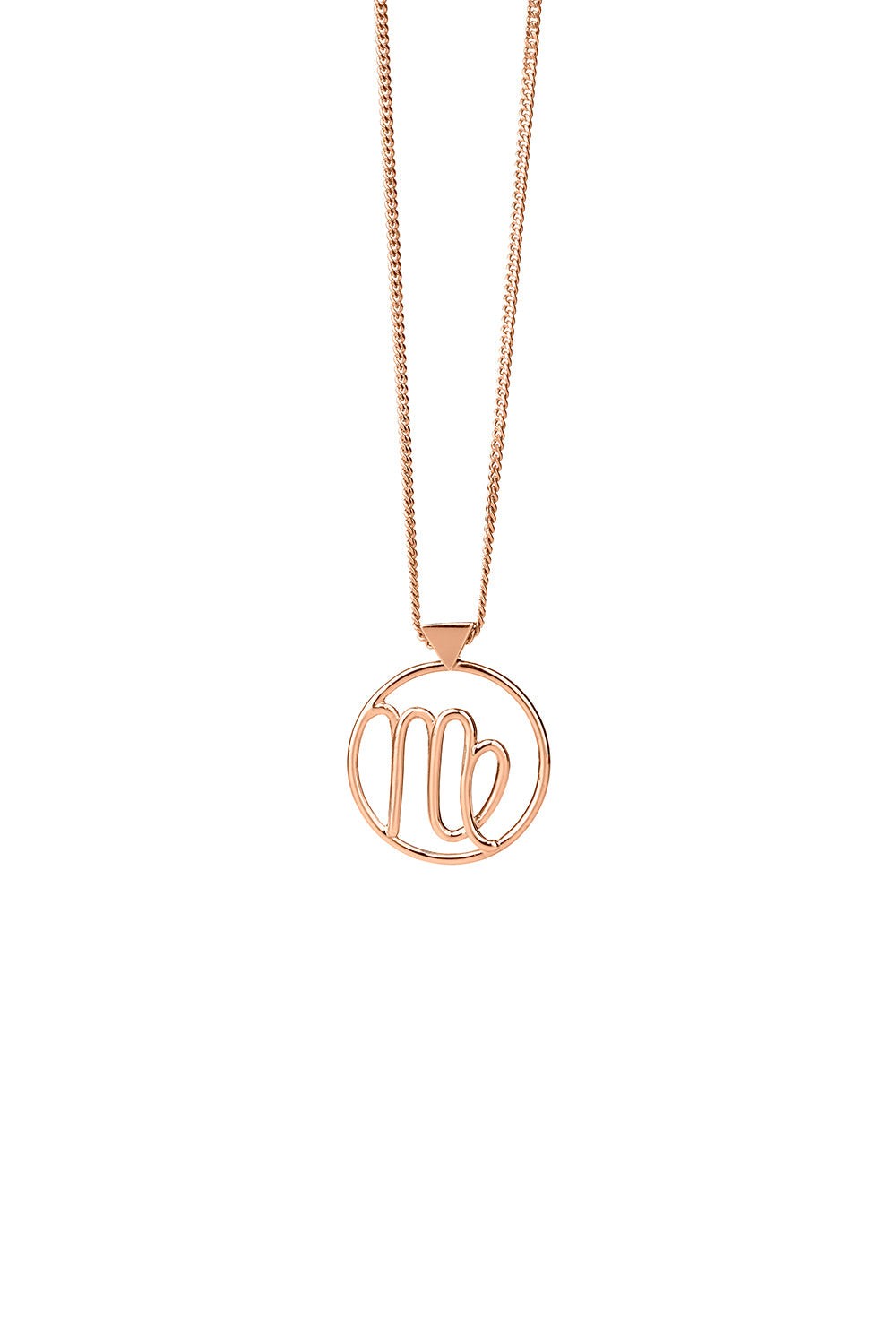 Virgo Necklace Rose Gold