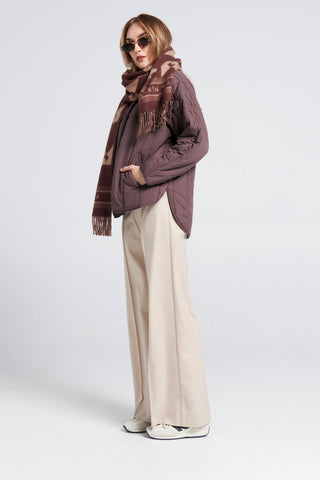 Quilted Voyager Jacket Mahogany