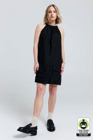 Wardian Bow Back Dress Black