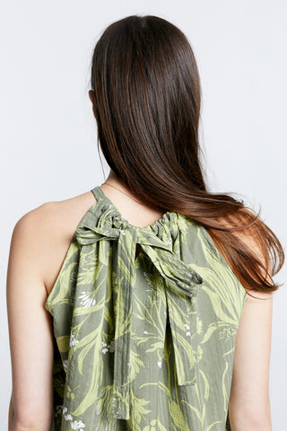 Wardian Bow Back Top Green