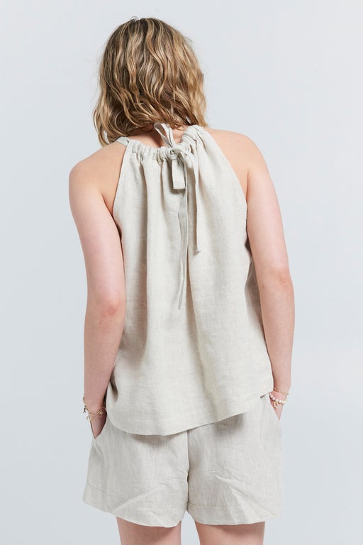 Wardian Bow Back Top Black