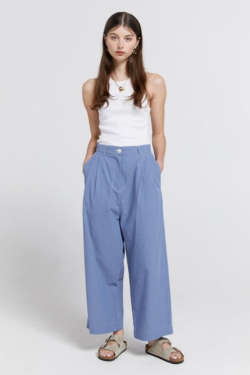 Workwear Organic Cotton Pants Blue