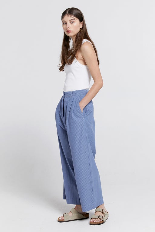 Workwear Organic Cotton Pants Blue