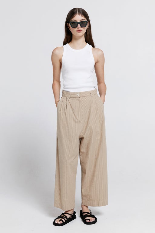 Workwear Organic Cotton Pants Sand