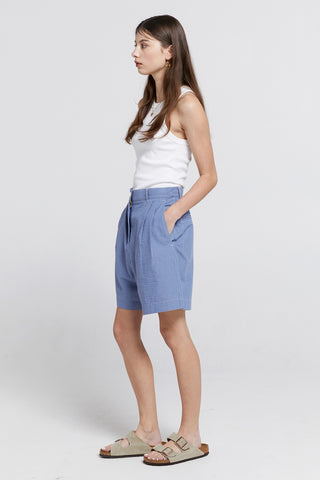 Workwear Organic Cotton Shorts Blue