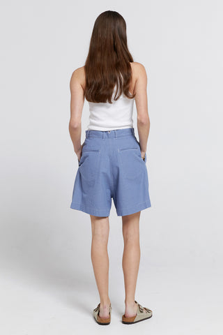 Workwear Organic Cotton Shorts Blue